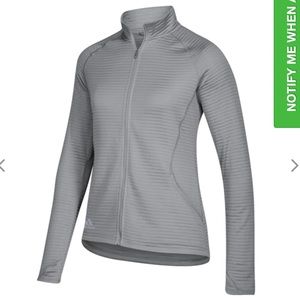 Adidas Gray Essentials Textured Full Zip